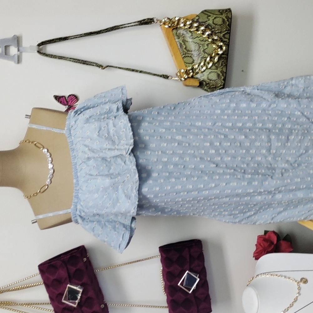 MAX JEANS light blue jean dress (new with Tags)